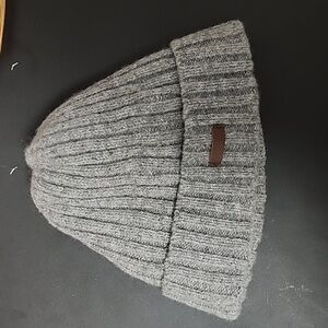 Barts Grey Beanie Unisex Knit wool Hat
